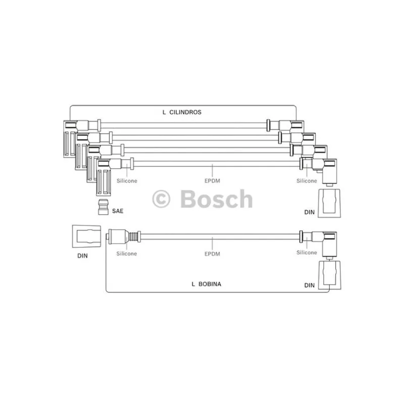 Cabo Vela Power Spark Scfia034 9295080034 Bosch