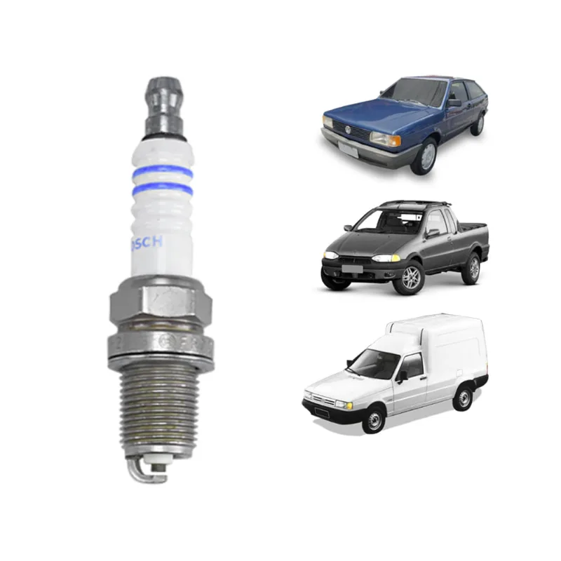 Vela Ignição Gol 1.0 AE 92/96 Fiorino Strada 1.5 MPI 8v 97/04 A Gasolina Bosch