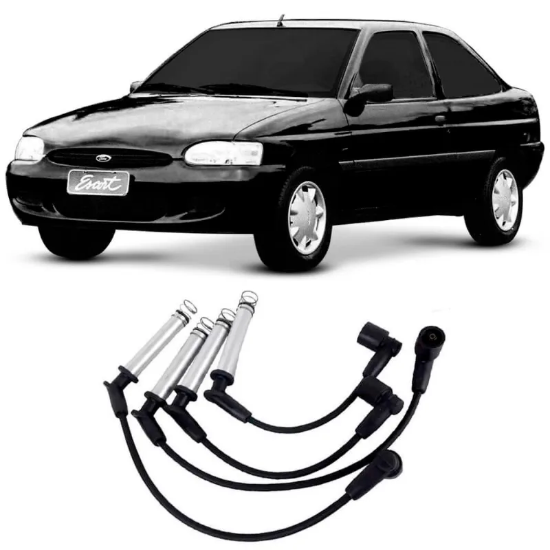 Jogo Cabo Vela Ignição Ford Escort 1.6 2000 a 2002 Bosch