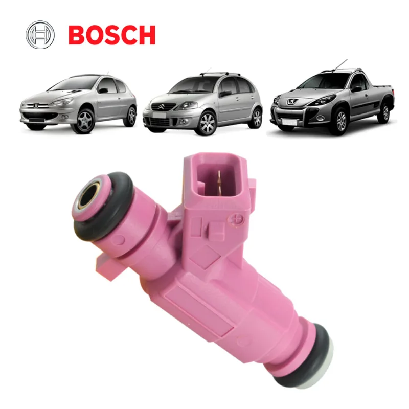 Bico Injetor Combustível Peugeot 206 1.4 06/09 Hoggar 1.4 10/14 Citroen C3 1.4 8V 05/12 Flex Bosch