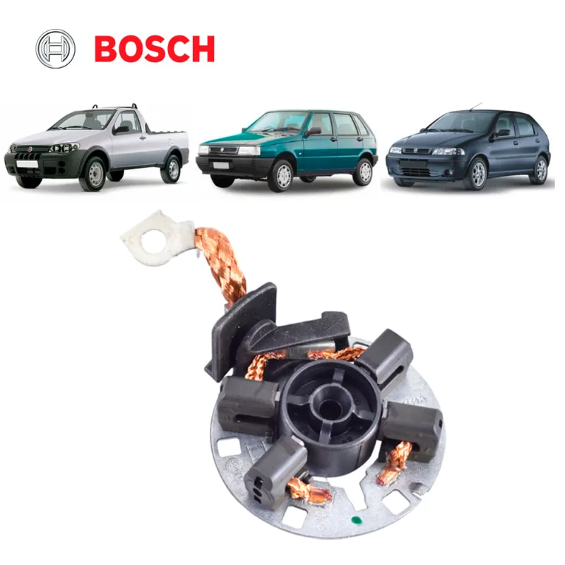 Porta-Escovas Motor de Partida 12V Palio Siena Strada Uno Bosch
