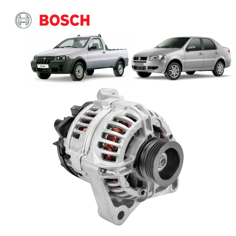 Alternador 12V 70A Palio Siena Strada Uno Idea Fire Bosch