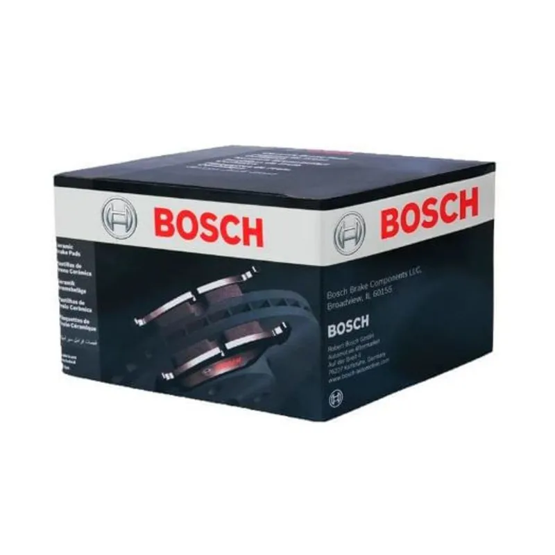 Pastilha De Freio Ducato Dianteira Bosch Bb498A Com Alarme Sistema Bosch Jogo