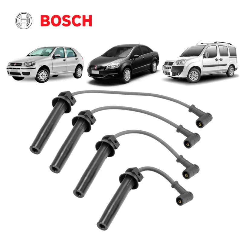 Jogo Cabo Vela Palio Siena Linea Strada Dobló 1.8 16v 11/ Bosch