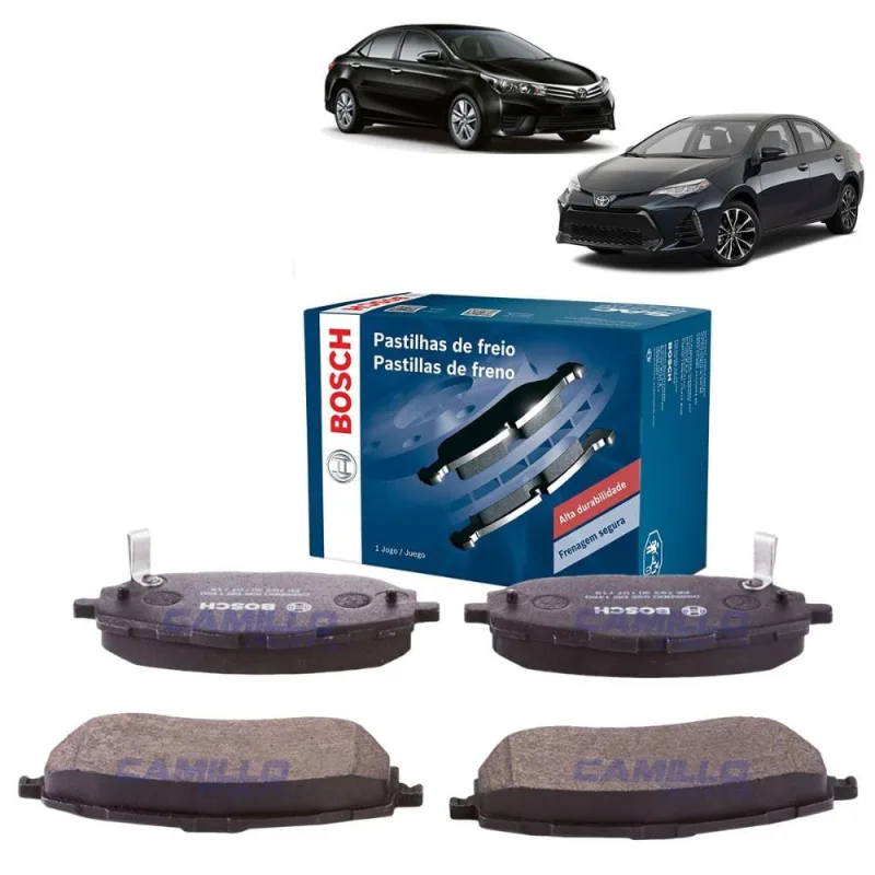 Pastilha De Freio Dianteira Bosch Corolla 1.8 2.0 2014-2019 - Bosch