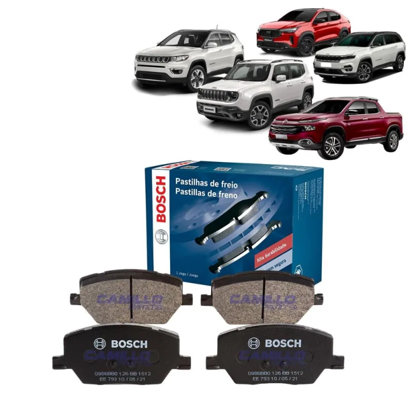 Pastilha De Freio Bosch Toro Fastback Compass Renegade - Bosch