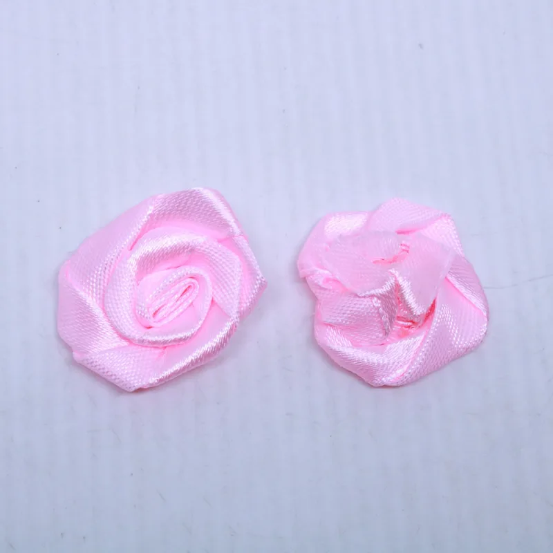 Flor Rococo 30Mm Em Cetim Com 500 Peças 004 - Rosa 04