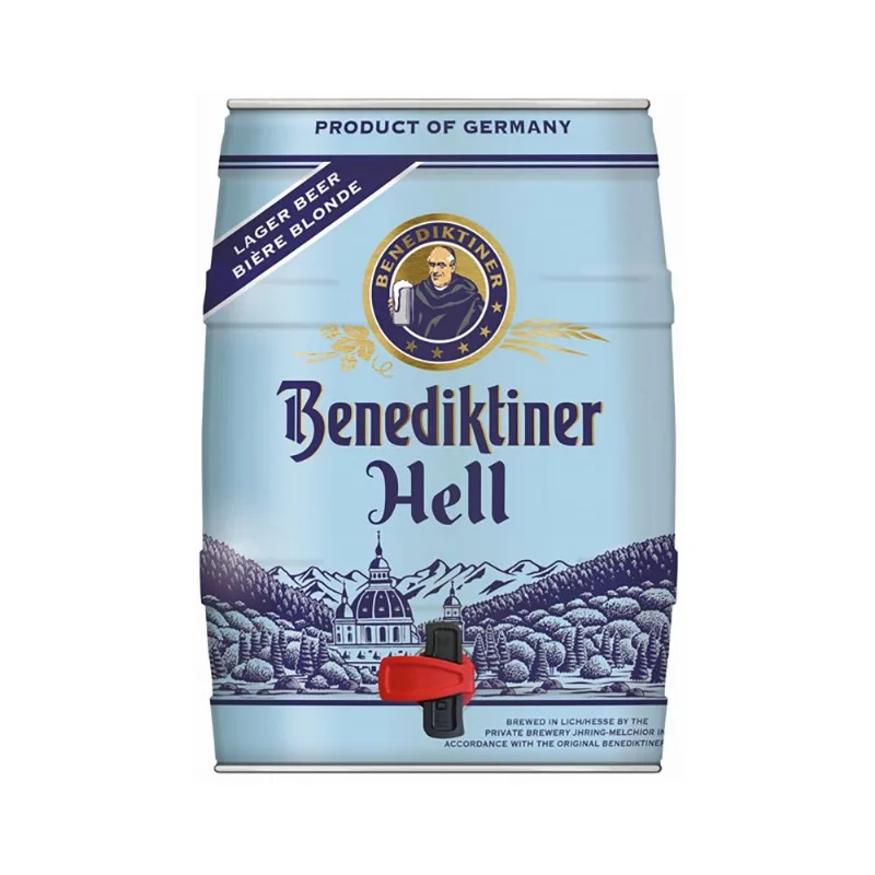 Cerveja Benediktiner Hell Barril 5L