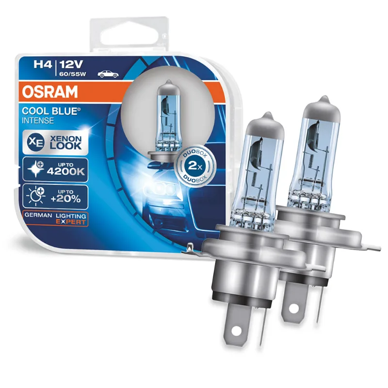 Lâmpada H4 4200K 12V 55W - Cool Blue Intense 64193CBL Osram