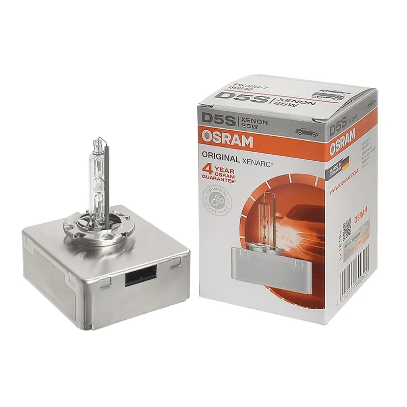 Lâmpada Xenon D5S 4400K 25W - Original Xenarc 66540 Osram