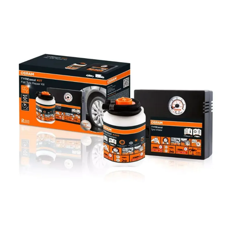 Kit Selante Para Pneus - Gel E Compressor Osram Otsk4