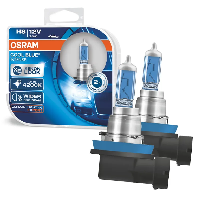 Lâmpada H8 4200K 12V 35W - Cool Blue Intense 64212CBI Osram