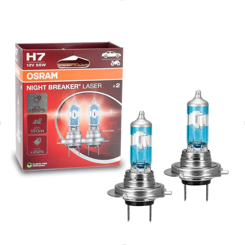 Lâmpada H7 3900K 12V 55W - Night Breaker Laser 64210NL Osram