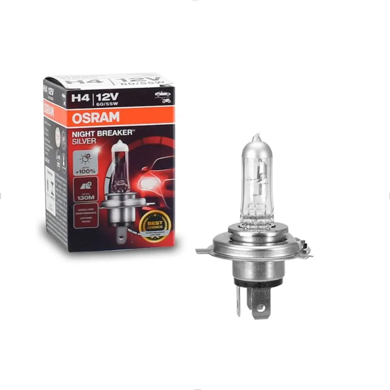 Lâmpada H4 3200k 12V 60/55W Night Breaker Silver - 64193 NBS Osram