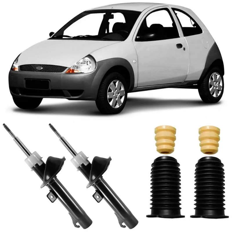 2 Amortecedor Dianteiro Ford Ka 96 a 2007 TRW e Kit
