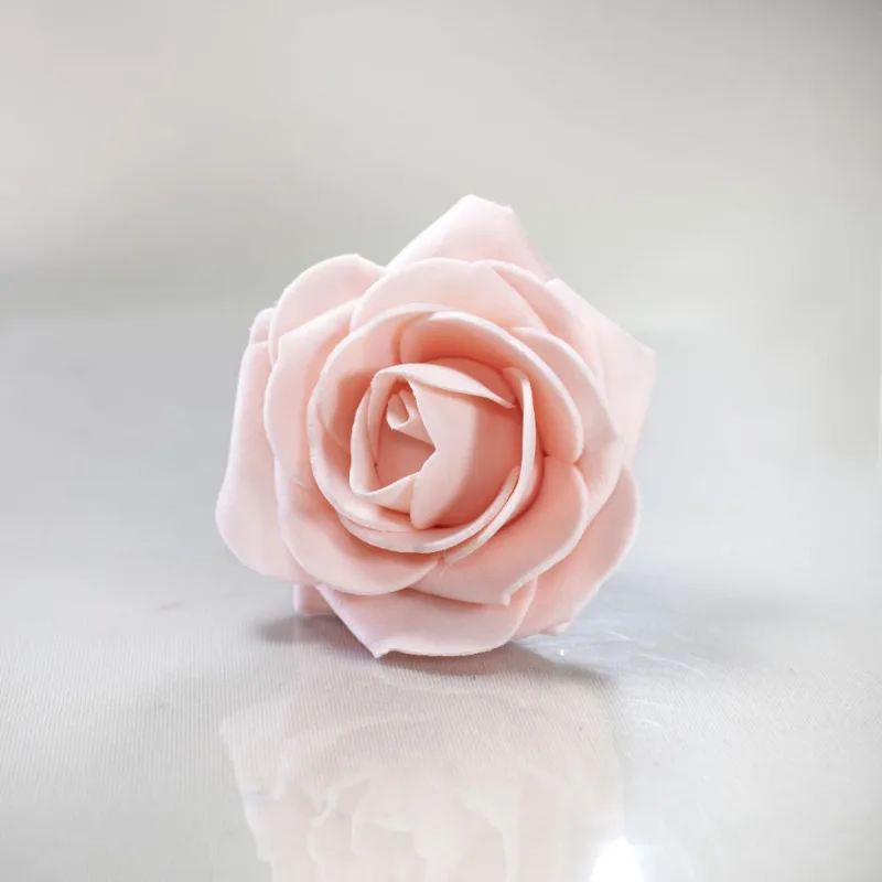 FLOR DE EVA 7CM COM 50 UNIDADES 217 - Rosa Bebe