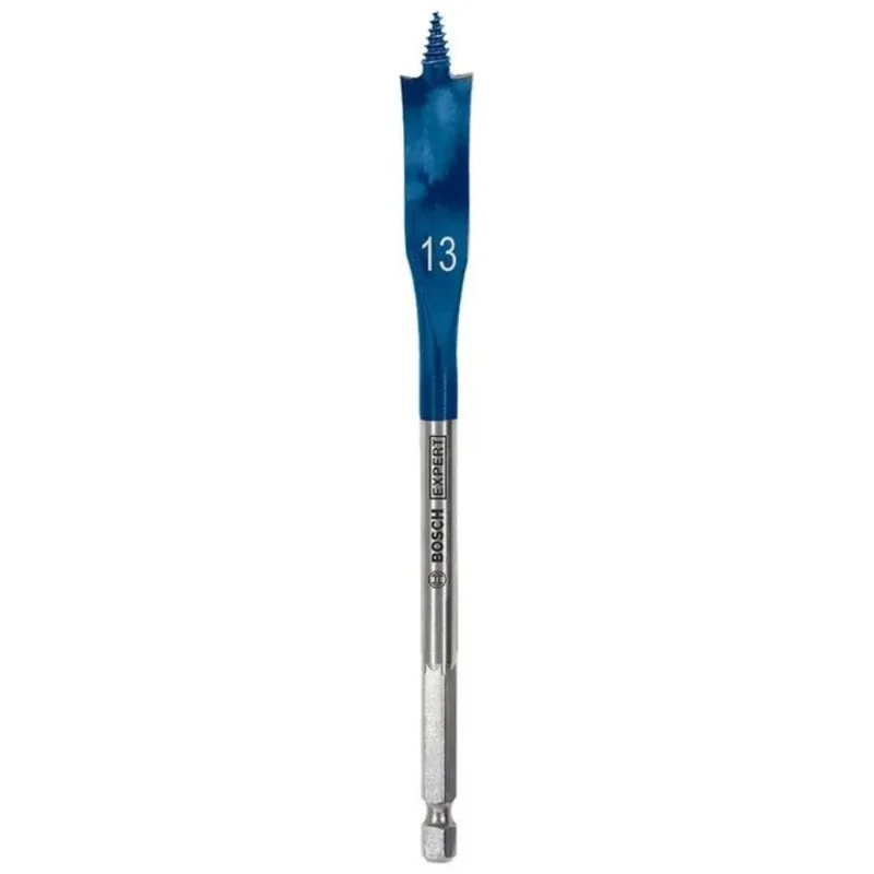 broca chata self cut speed 13mm bosch azul/cinza 1/2" - 2608900313000