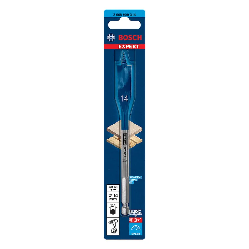 Broca Chata para Madeira SelfCut Speed Expert 14x152MM - 2608900314 - Bosch