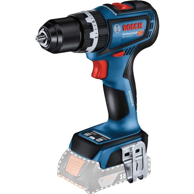 Parafusadeira/furadeira com impacto a bateria GSB 18V-90 C BOSCH - BOSCH
