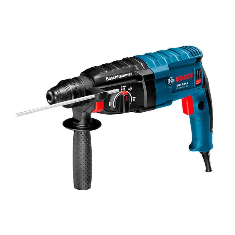 Martelo Perfurador Rompedor Bosch gbh 2-24 D 820W 2,7J epta 220V em caixa de papelão - Bosch