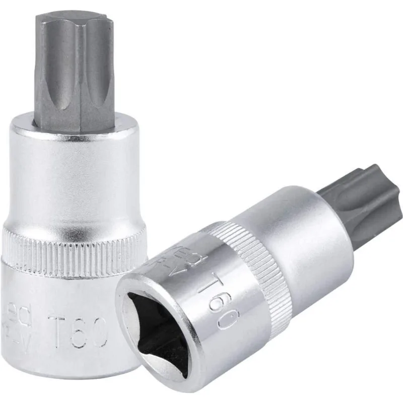 Soquete Hexalobular Macho, com Encaixe de 1/2", T-60, Gedore RED