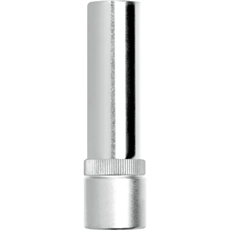 Soquete Estriado Longo 12 Mm 1/2 Gedore Red - Aço Cromo Vanádio Com Borda Serrilhada E Sistema