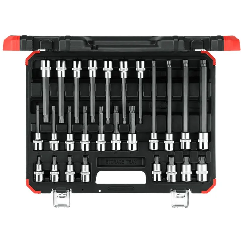 Jogo de Chaves Soquete 1/2" XZN Multidentadas 26 peças - Gedore Red