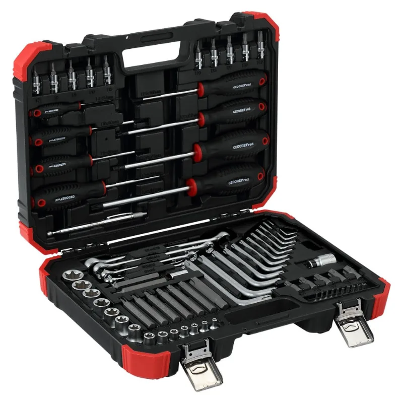 Kit de Ferramentas Torx 1/4" e 1/2" Gedore Red 75 Peças 3301575 R68003075 3301575
