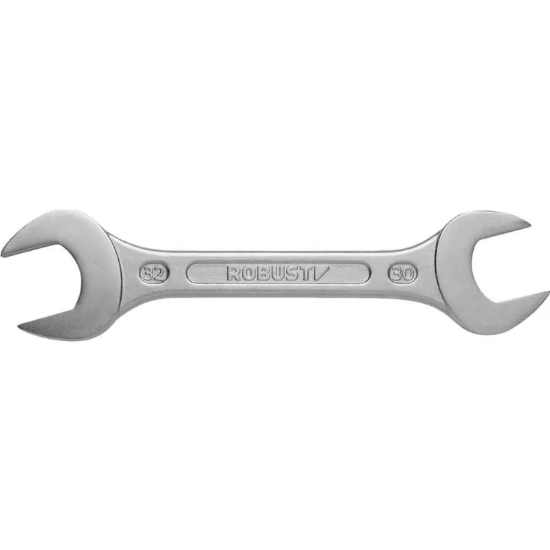 Chave Fixa, 30 mm x 32mm, aço Especial, Niquelado e Cromado, S05123032 3370011, Robust