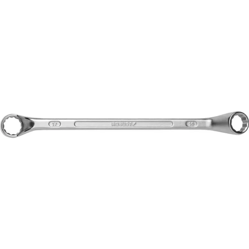 Chave Estrela, 16 mm x 17 mm, aço Especial, Niquelado e Cromado, S01181617 3370019, Robust OstenVonder