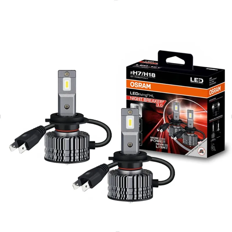 Lâmpada LED H7 6000K 12V 40W Night Breaker 3.0 64210CW NB3.0 PX26D Osram