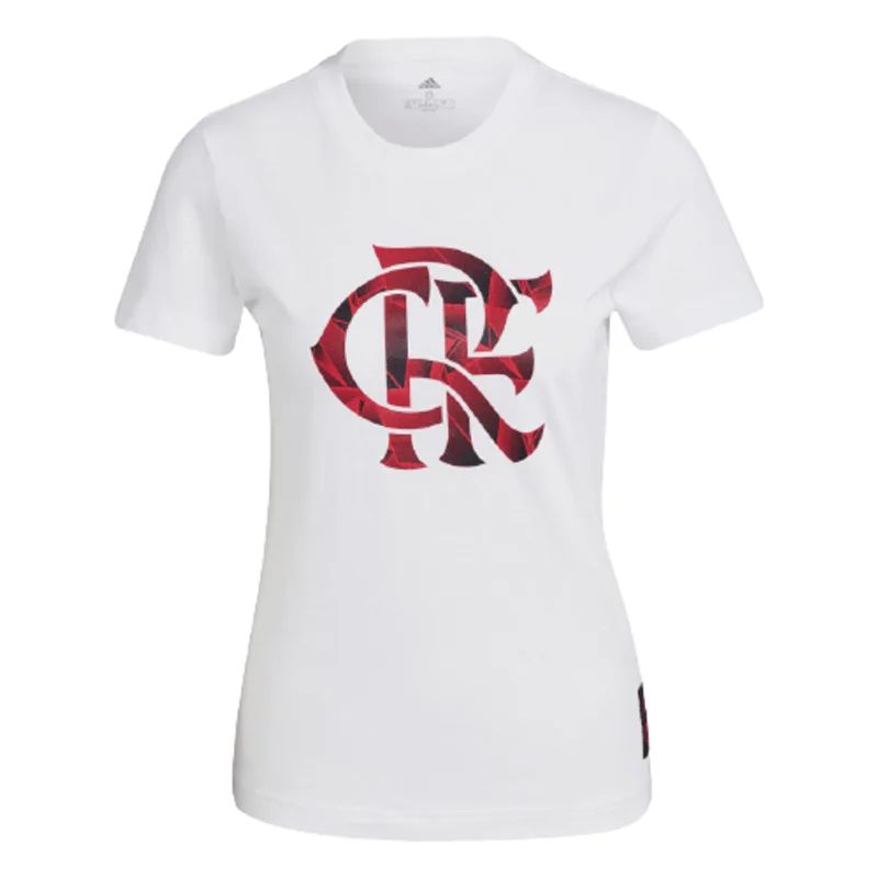 Camisa Flamengo Feminina Estampada Adidas 2021 G