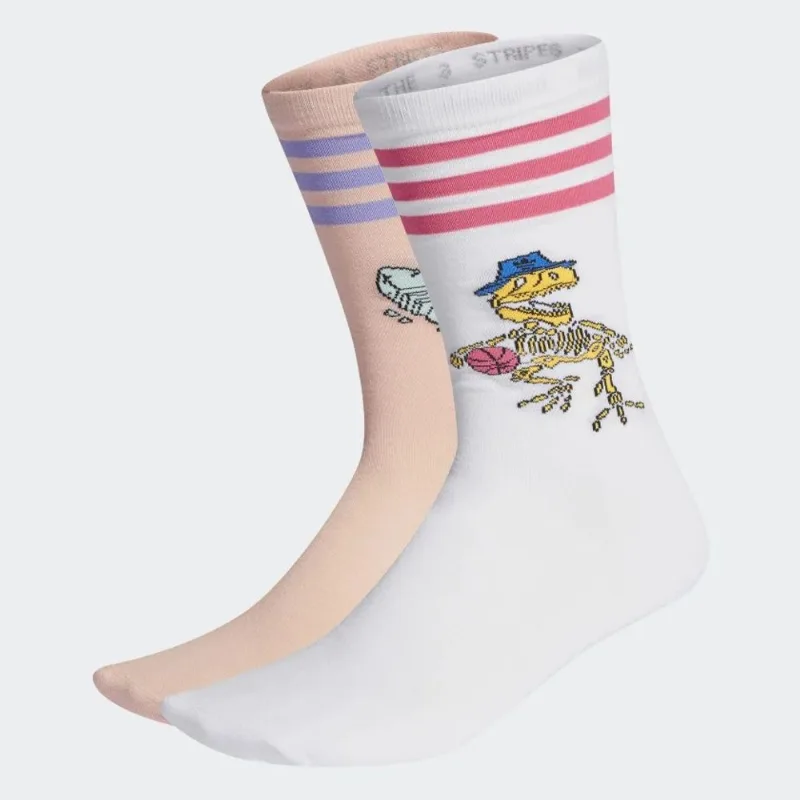 Meia Adidas Originals Estampadas Fun 2 Pares H32423.M