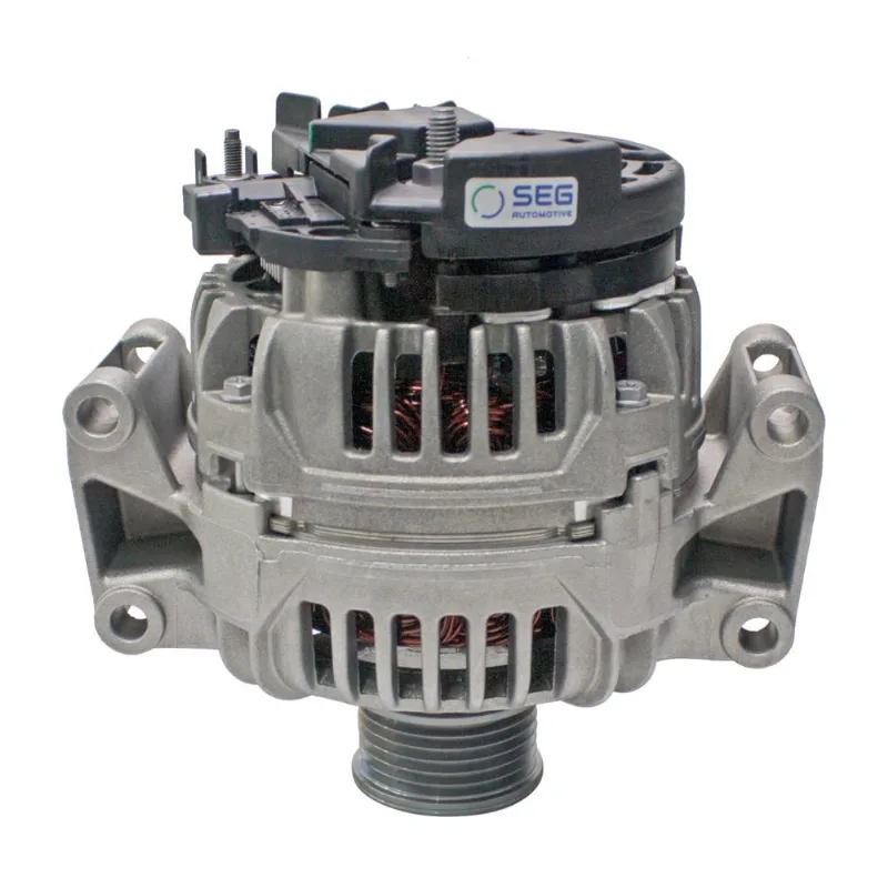Alternador Accelo 715c Sprinter 311 313 413 Cdi Chassi Furgão Van Motor 2001 à 2013 12V 90A Polia Roda Livre 6 Vias - seg - 0124325026