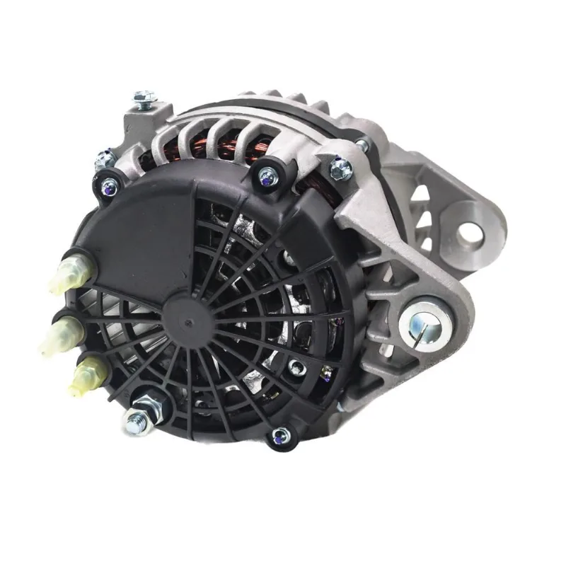 Alternador Colheitadeira Grãos Motor 3116 3126 jd Cummins 12V 200A Sem Polia - seg - T002000017