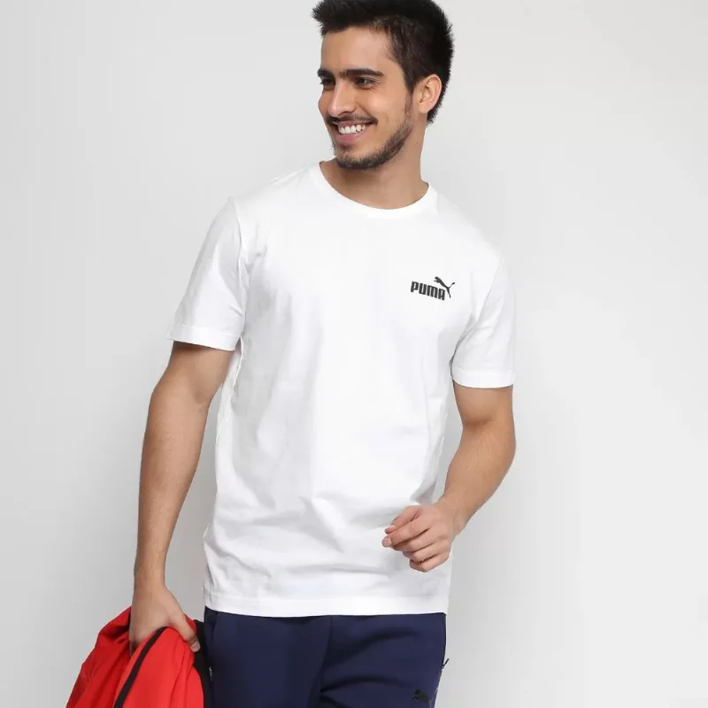 Camiseta Puma Mn Essentials Small Logo White P84884402/58666802.L