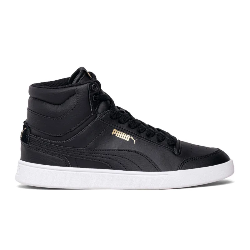 Tênis Puma Shuffle BDP Mid Preto/Dourado P38766602.34
