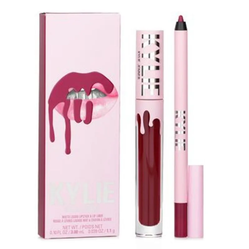 Kit labial Kylie Cosmetics Matte Liquid Lipstick 3mL + Lip Line