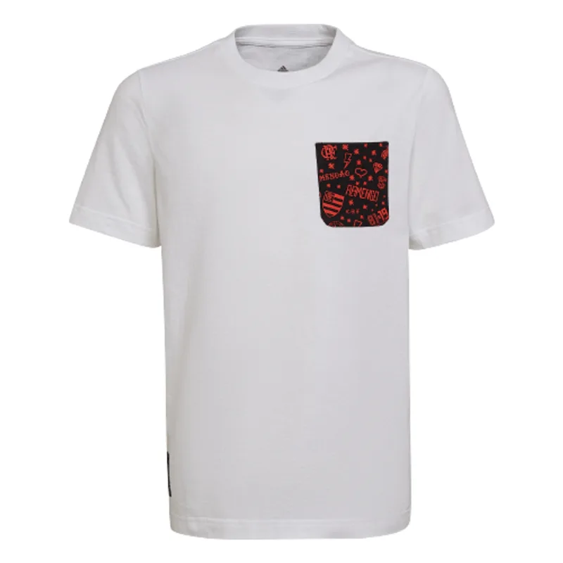 Camisa Flamengo Infantil Estampada Adidas 2022 12