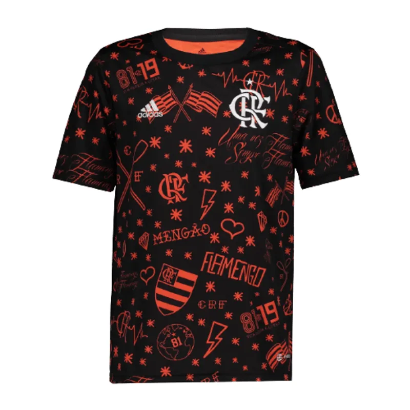 Camisa Flamengo Pré Jogo Adidas 2022 3GG