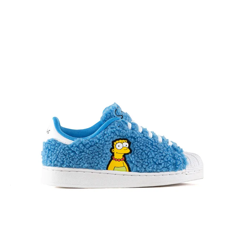 Tênis Adidas Originals Kids Superstar The Simpsons Azul/Branco GZ1773.29
