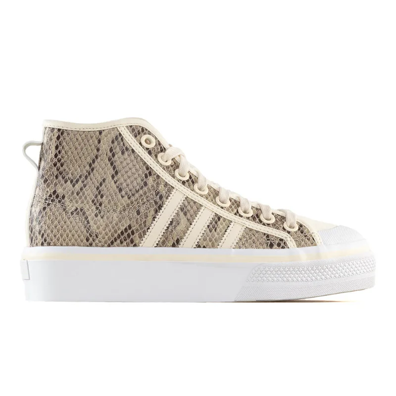 Tênis Adidas Originals Nizza Platform Mid Bege HQ1981.35