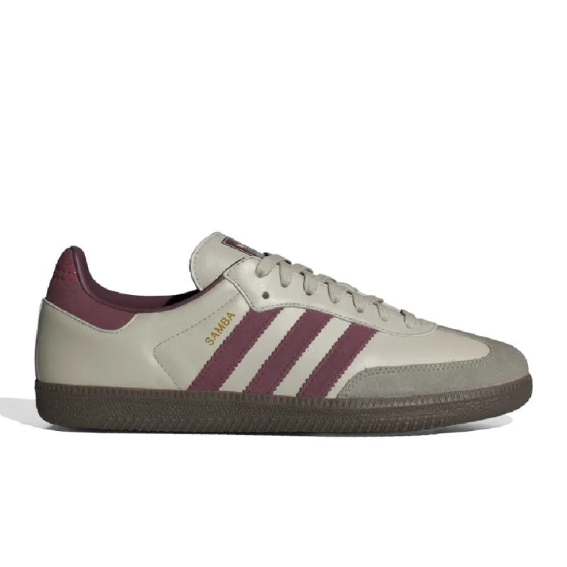 Tênis Adidas Originals Samba Og Bege/Bordô ID1482.34