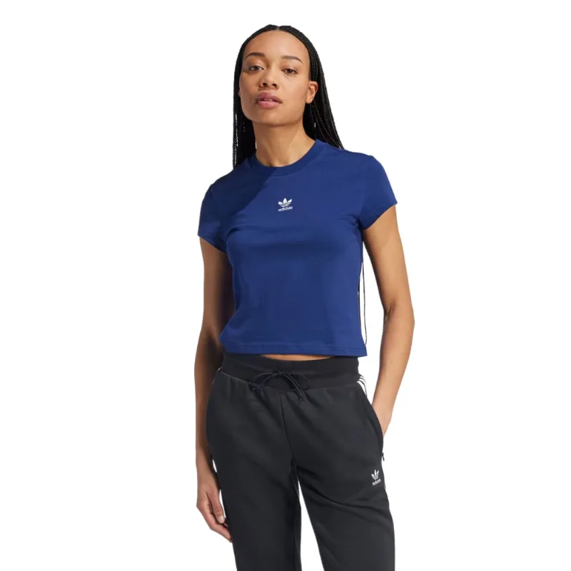 Camiseta Adidas Wm Originals Essentials Slim Azul IY7336.P