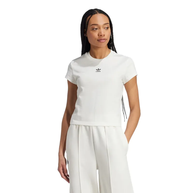 Camiseta Adidas Wm Originals Essentials Slim Branco IY7335.P