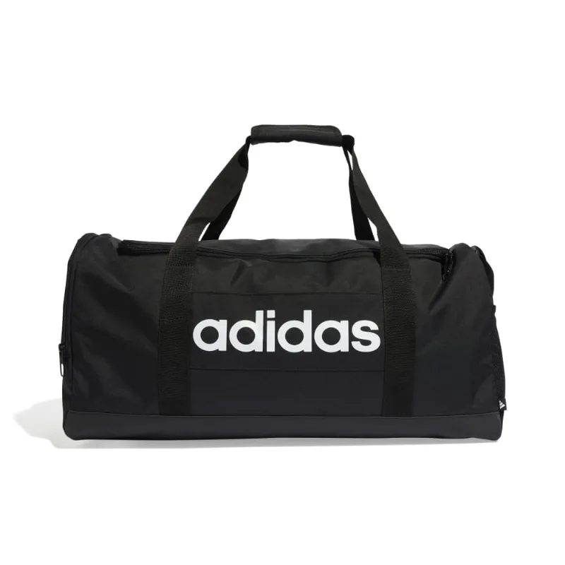 Bolsa Adidas Duffel Linear Média 39 Litros Preto