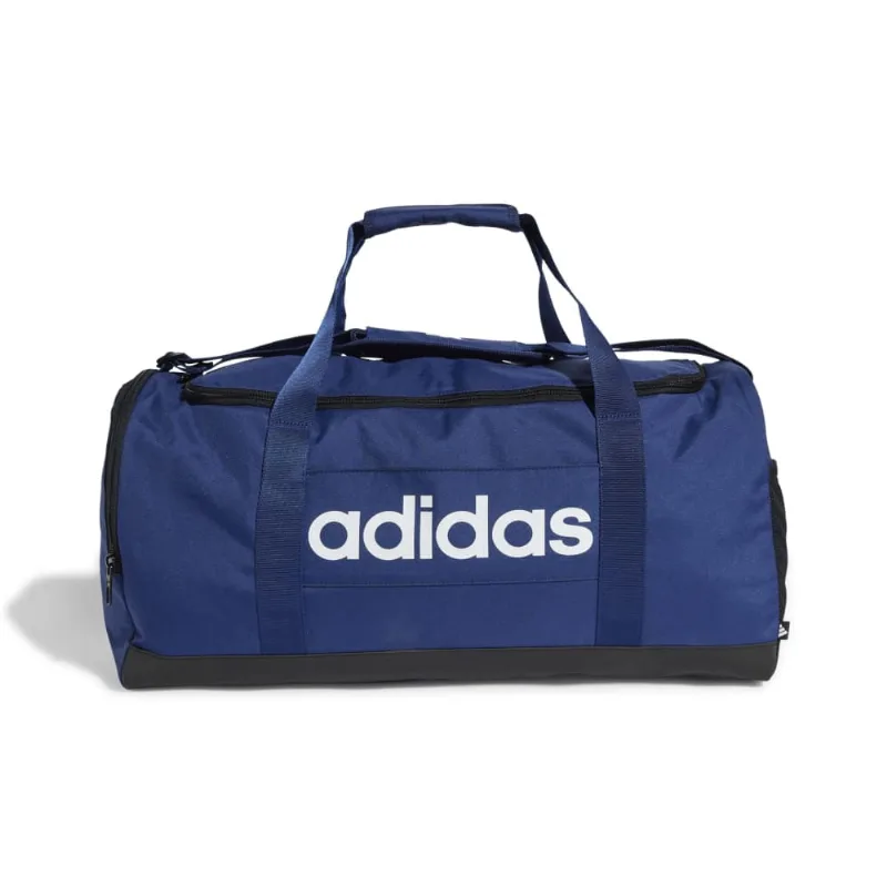 Bolsa Adidas Duffel Linear Média 39 Litros Azul