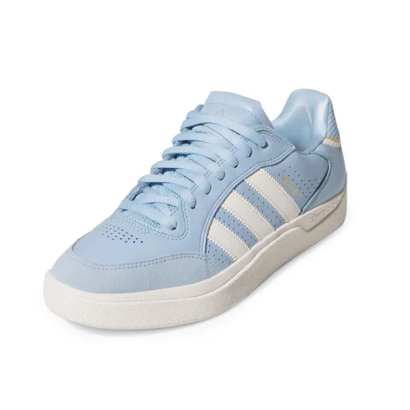 Tênis Adidas Tyshawn Low Clear Sky Chalk White Gold Metallic