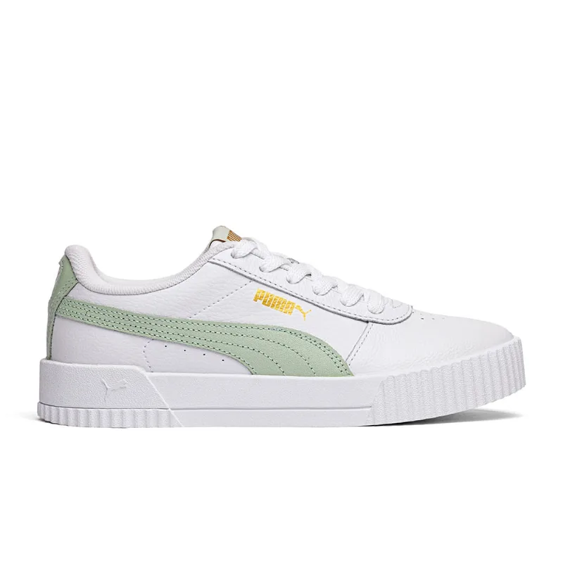 Tênis Puma Carina BDP Branco/Verde P37556562.37