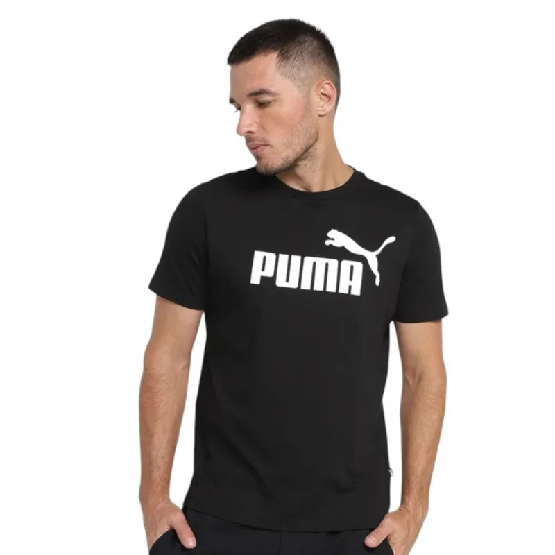 Camiseta Puma Essentials No.1 Logo Masculina M / Preto